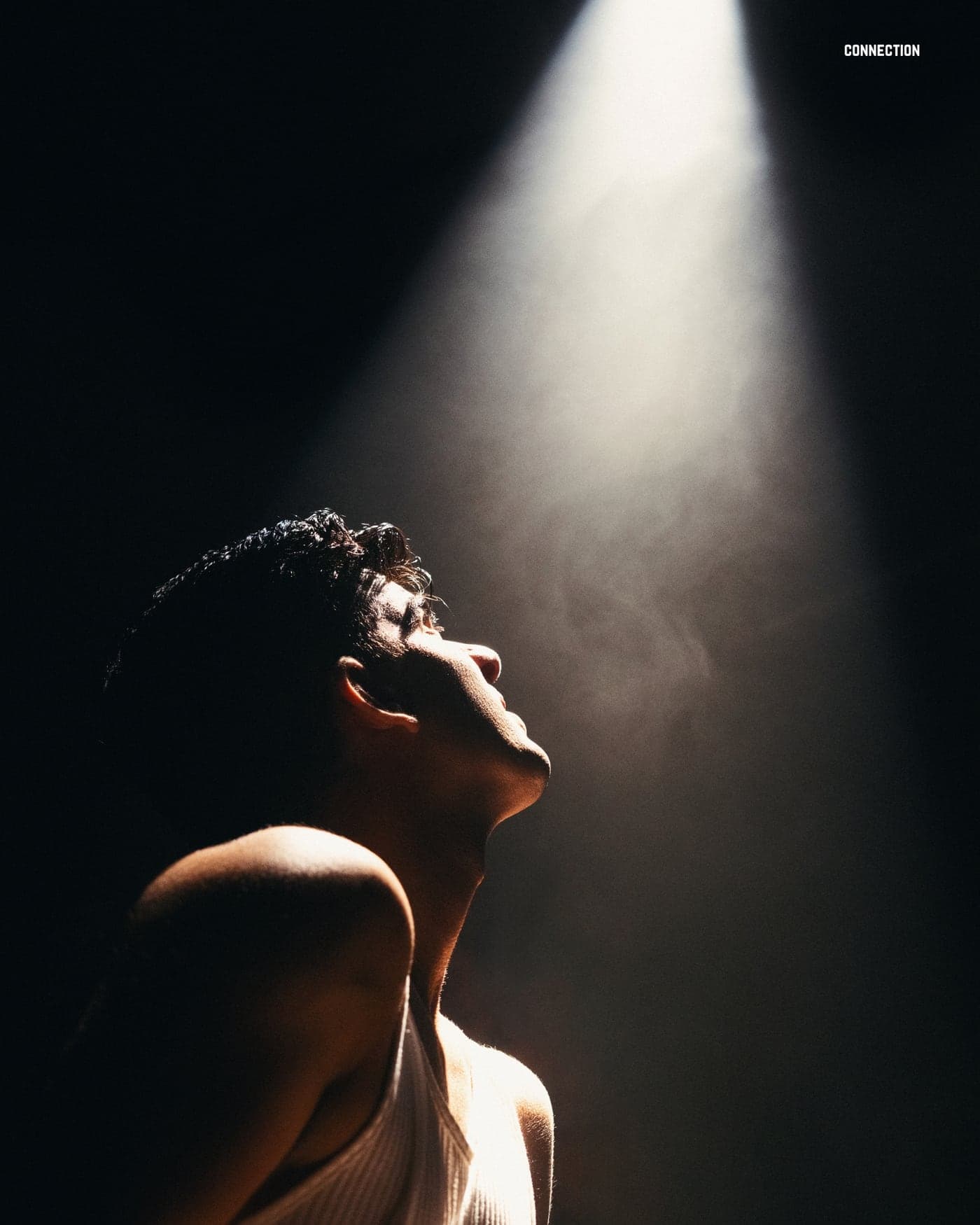 Spotlight portrait made at VibeShack Studios San Francisco