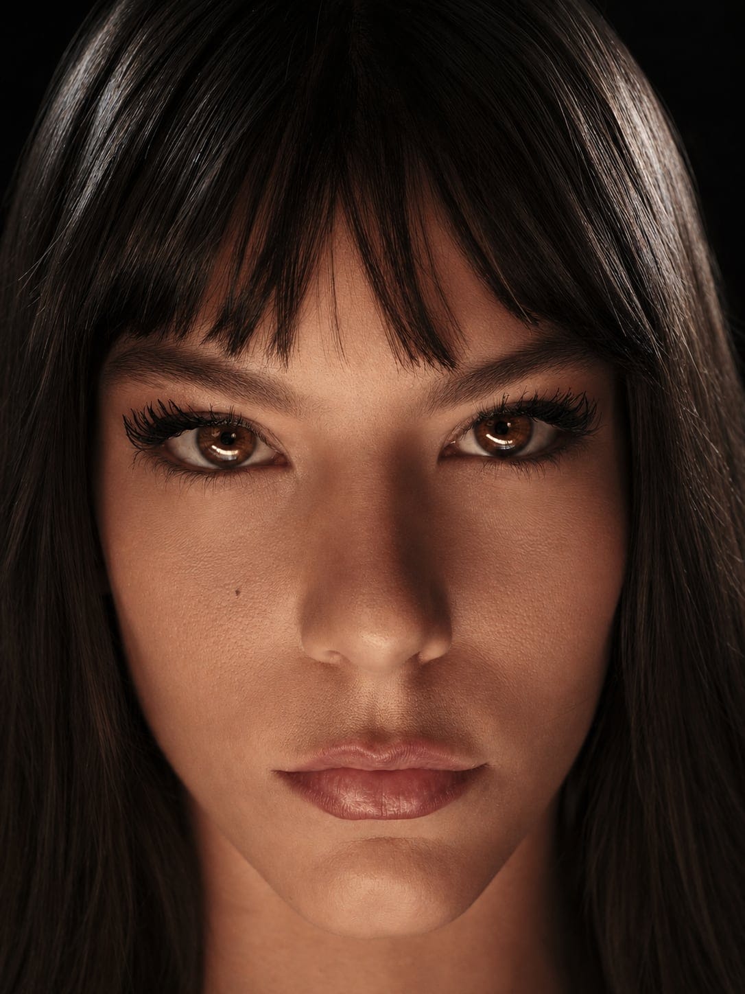 Direct beauty portrait photographed at VibeShack Studios San Francisco
