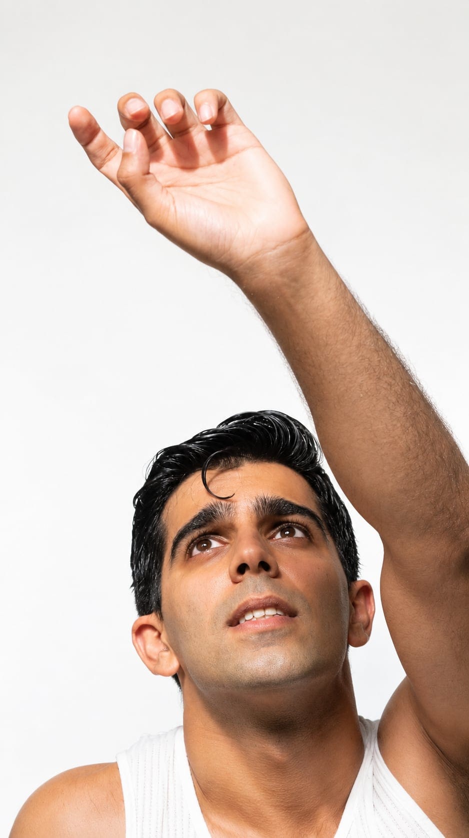 Gesture portrait photographed at VibeShack Studios San Francisco